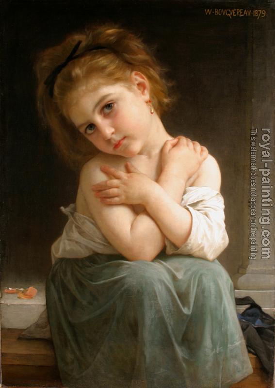 William-Adolphe Bouguereau : La frileuse, Chilly girl